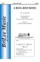 Red Red Rose SSA choral sheet music cover